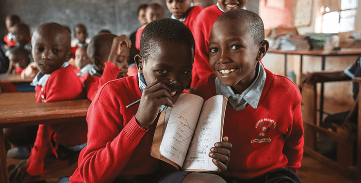 Somalische kinderen samen spelen